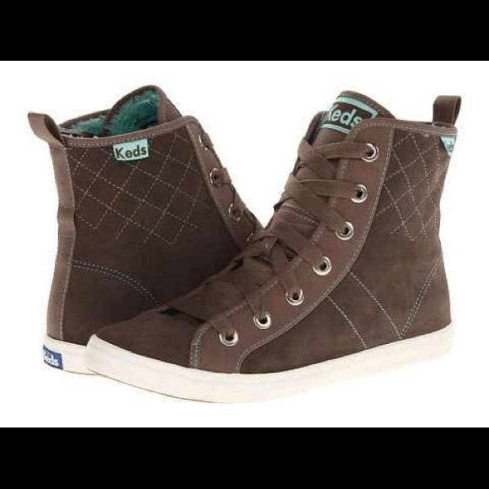 *FINAL*Keds Gray High Top Sneakers